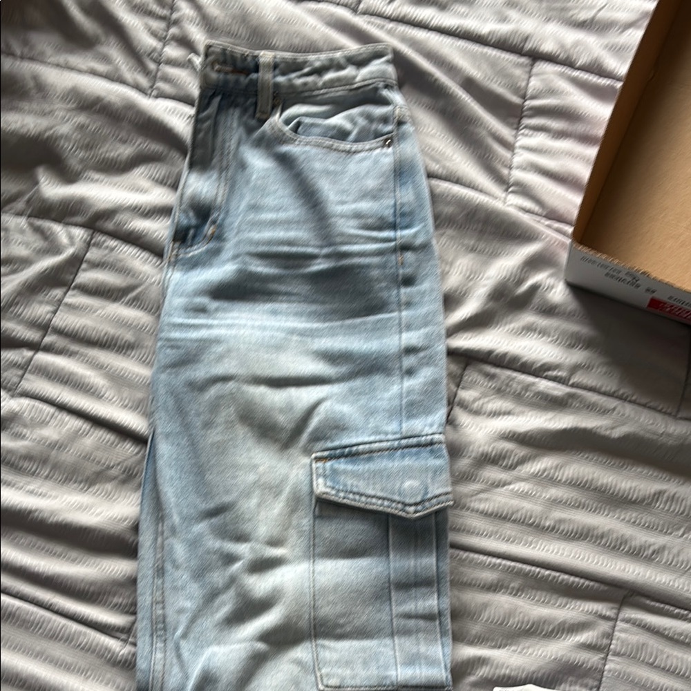 PAC Sun boyfriend Light Blue Cargo women’s  Jeans